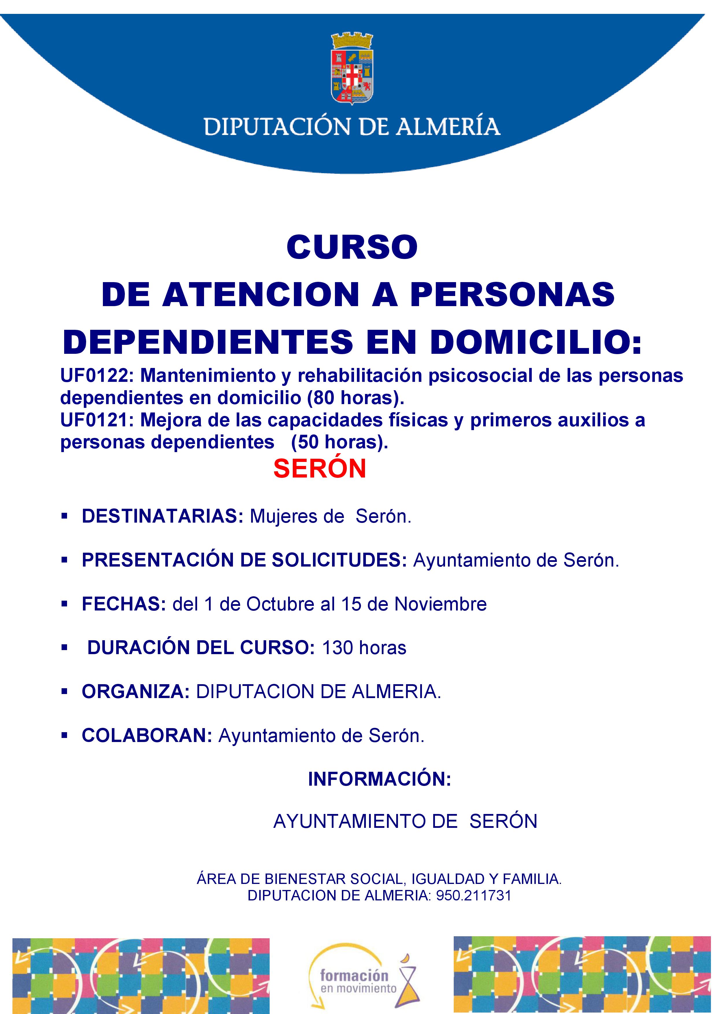 CURSO DE ATENCIÓN A PERSONAS DEPENDIENTES EN DOMICILIO